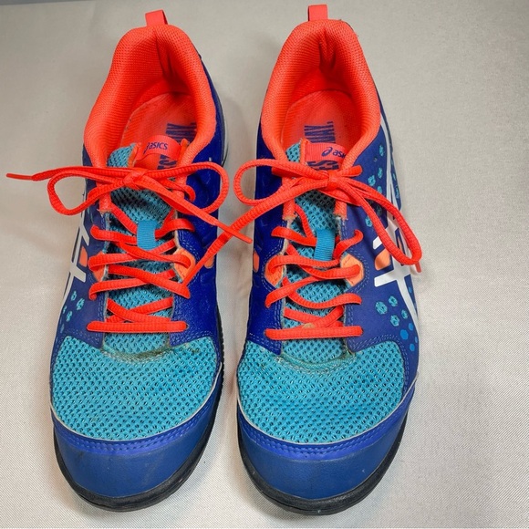 ASICS GEL-Fortius Women’s TR Training Shoes Size 8.5 Blue Orange Running Workout - Picture 1 of 10